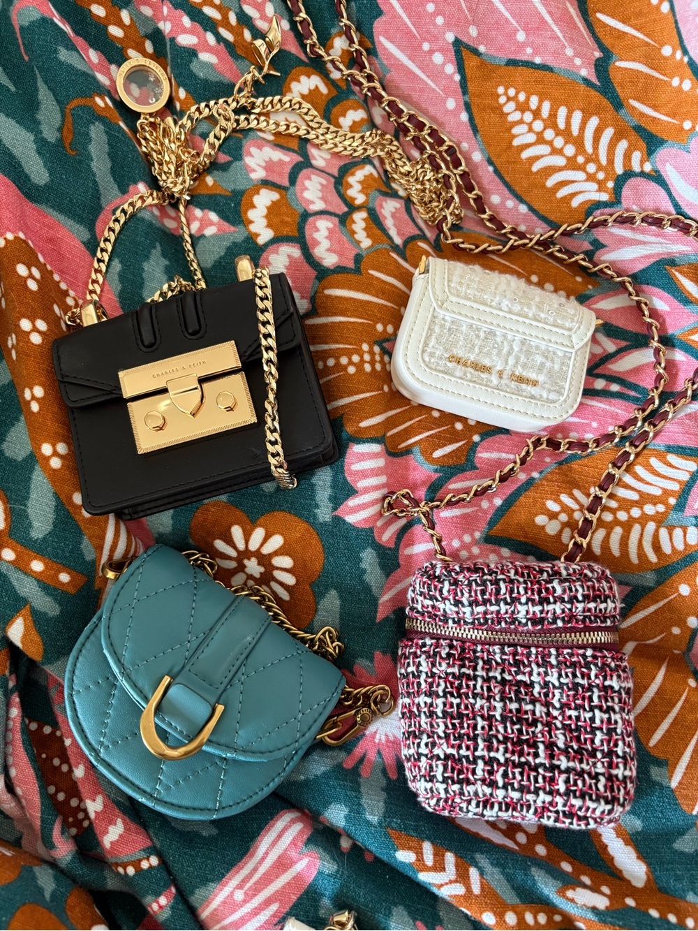 Charles and Keith mini bags